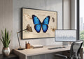 Blue Morpho Butterfly / Printable Vintage Art